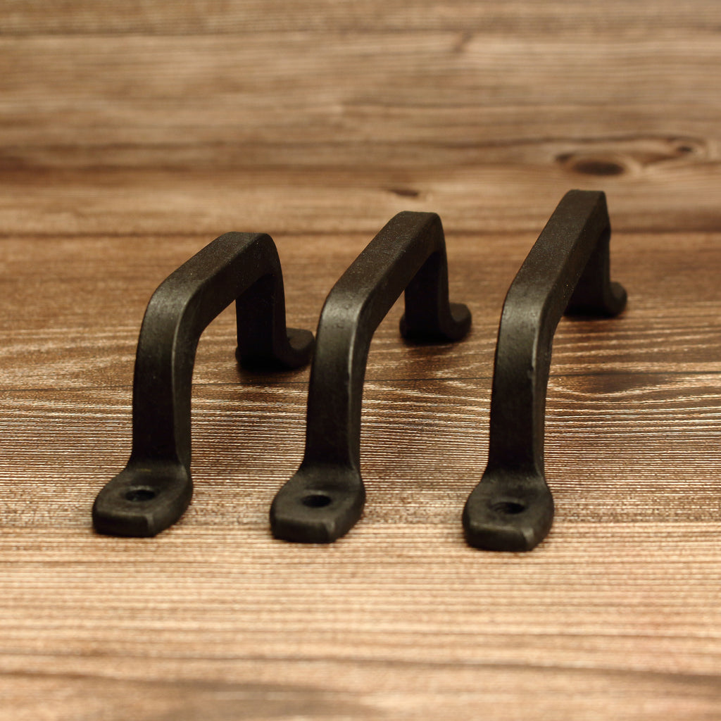 Square Foot Cabinet Pull - Blackened - Individual