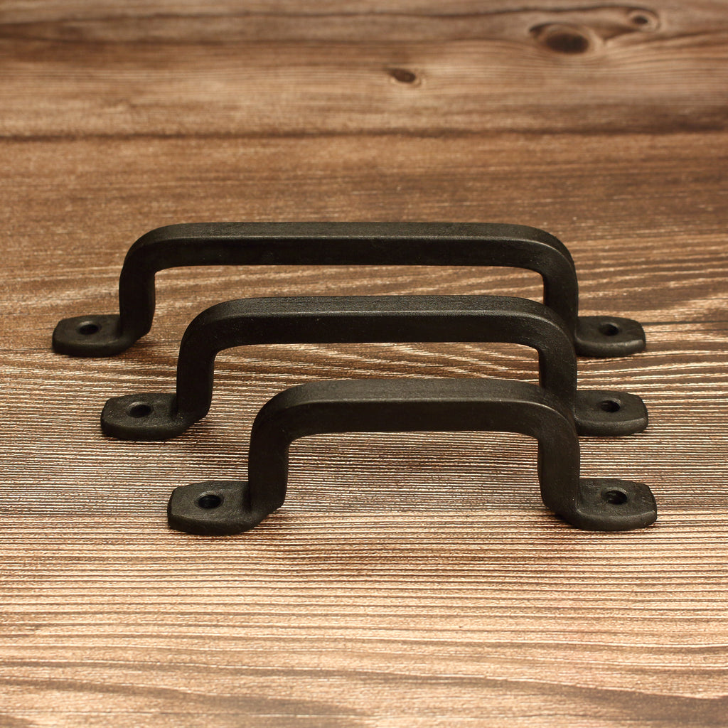 Square Foot Cabinet Pull - Blackened - Individual