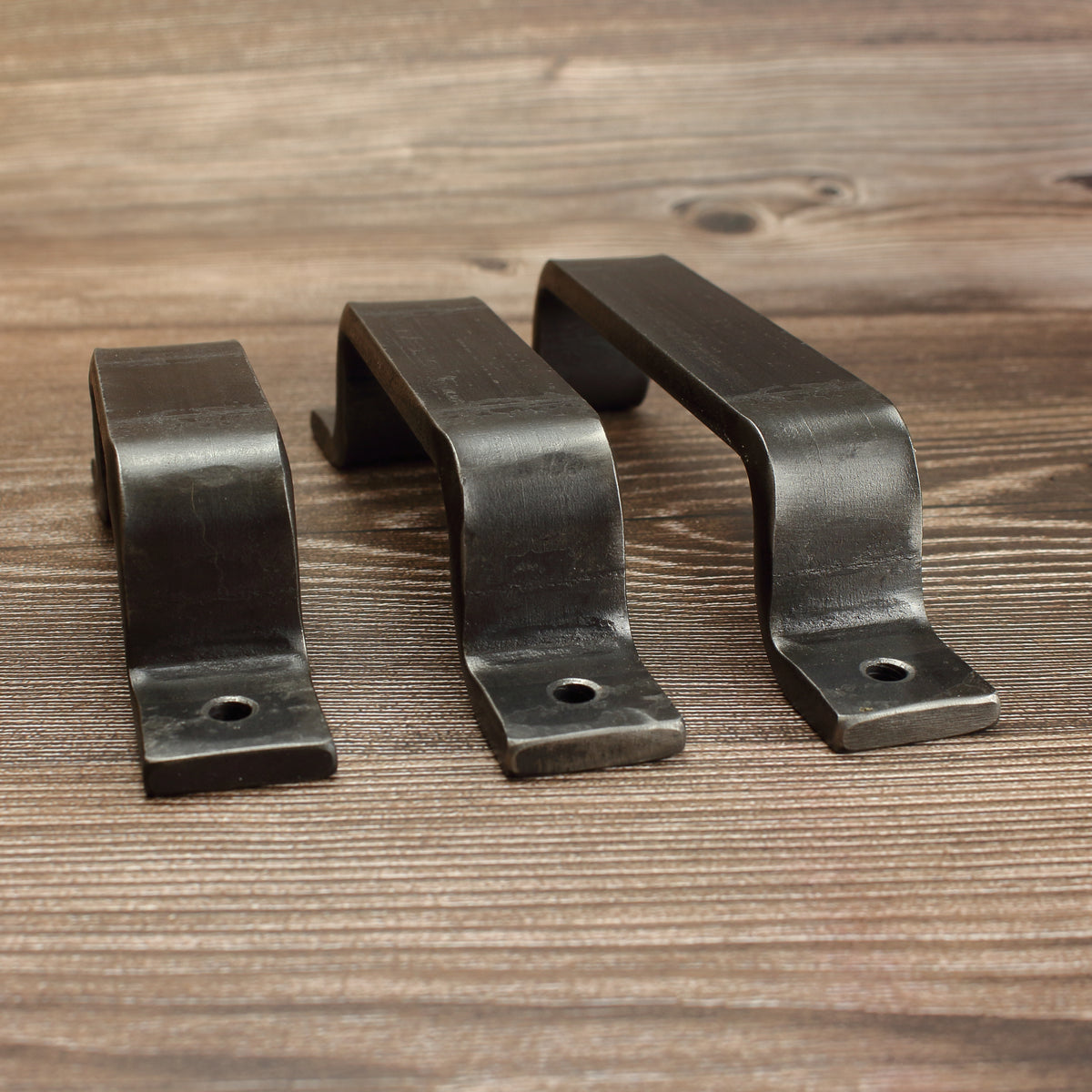 Barn Door Style Cabinet Pull - 1" Wide - Brushed - Individual