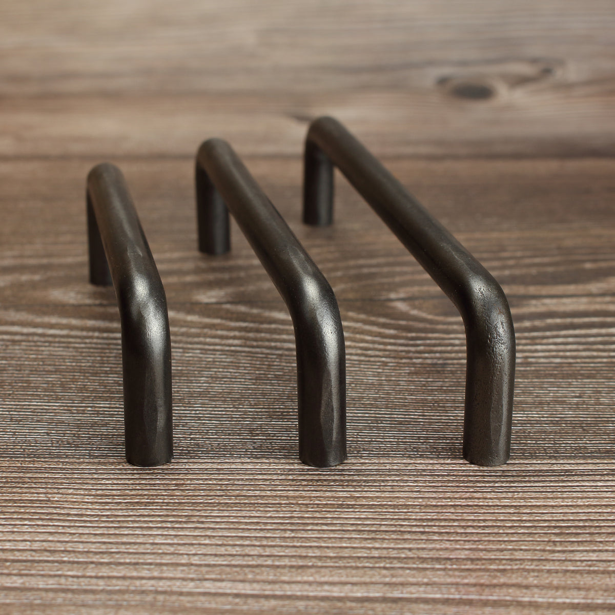 Round Threaded Cabinet Pull - Brushed - Individual