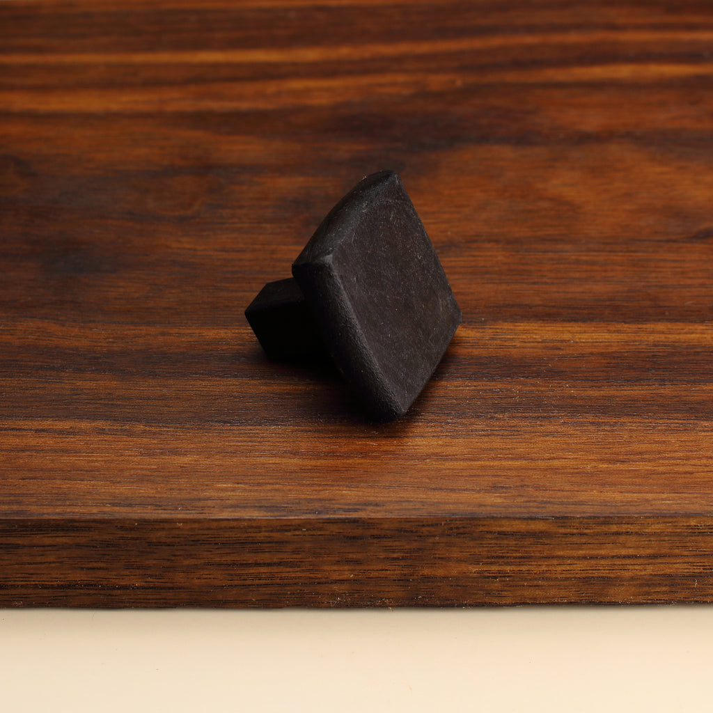 Minimalist Square Knob - Blackened - Individual