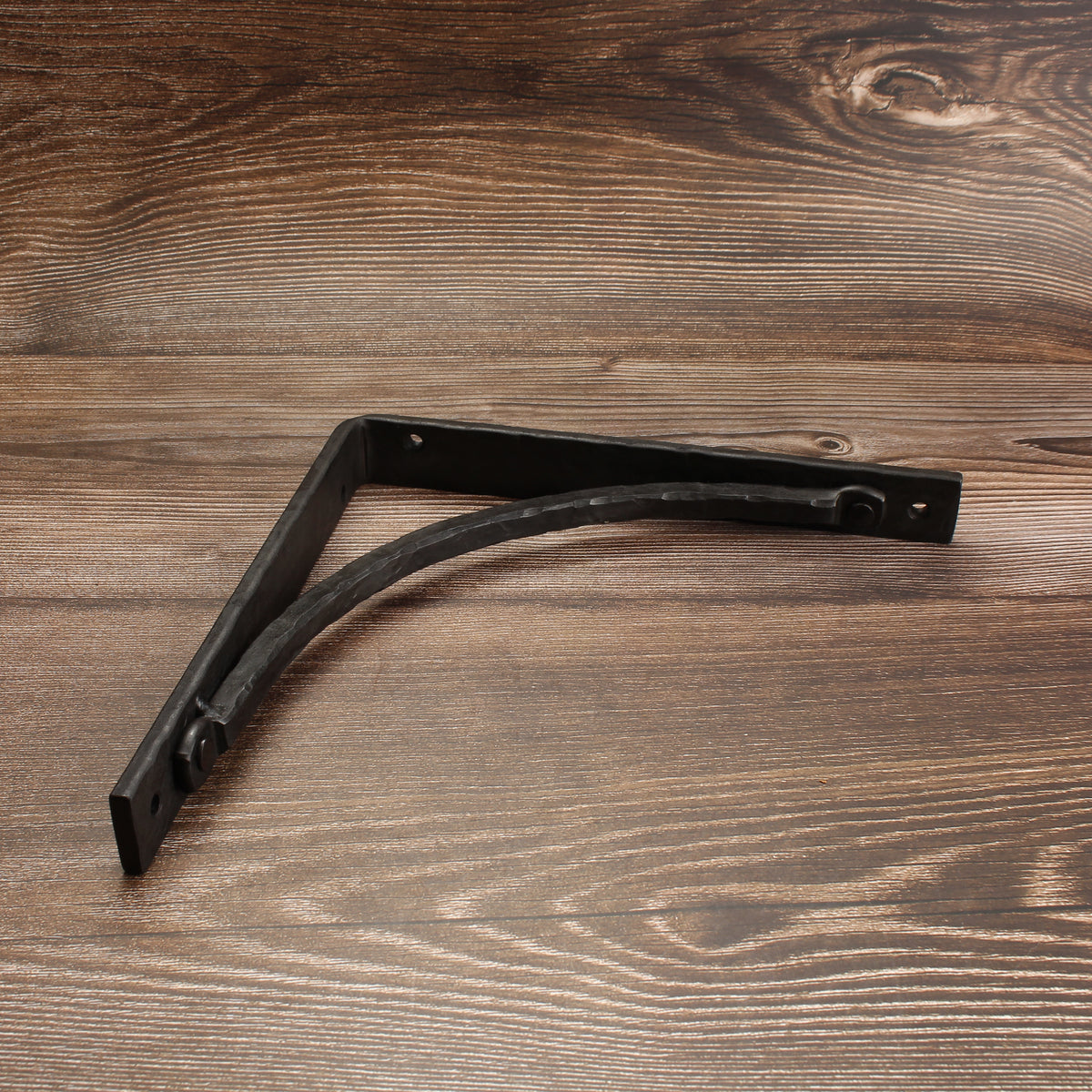 Hammered Arch Bracket - Blackened - Individual
