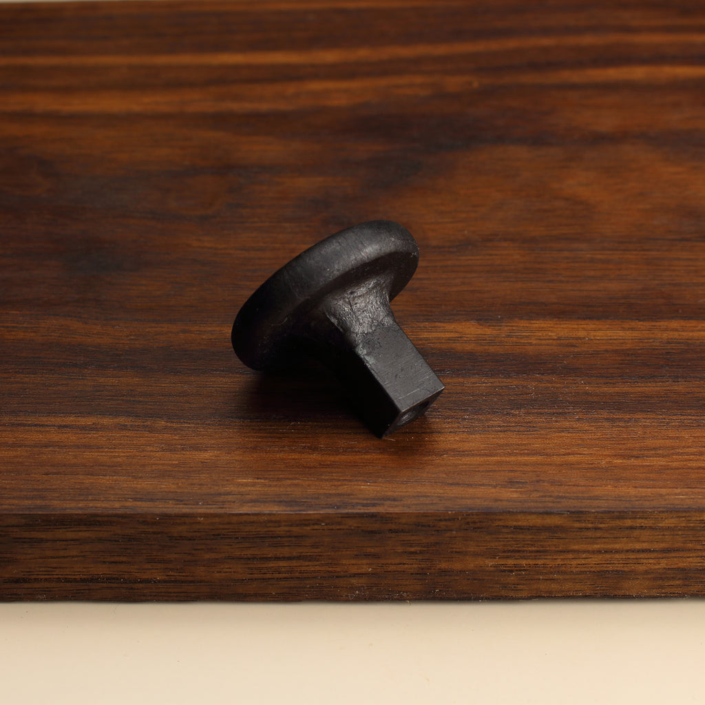 Minimalist Circular Knob - Blackened - Individual