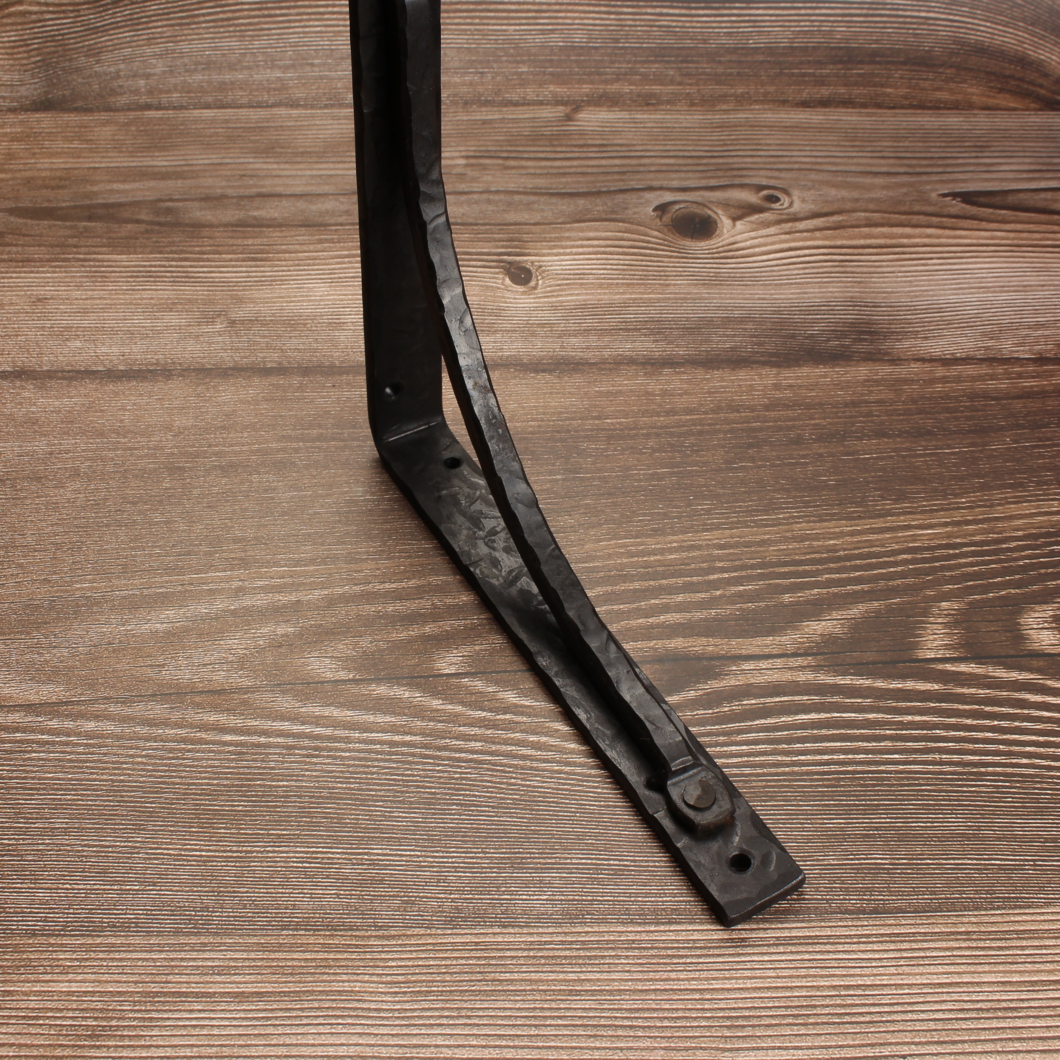 Hammered Arch Bracket - Blackened - Individual
