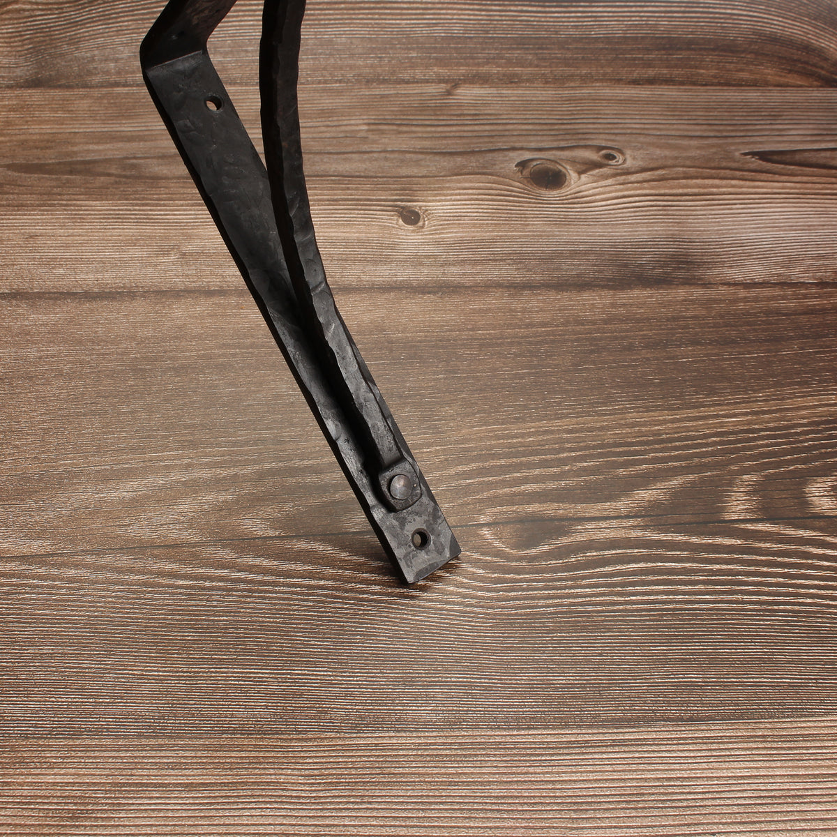 Hammered Arch Bracket - Blackened - Individual