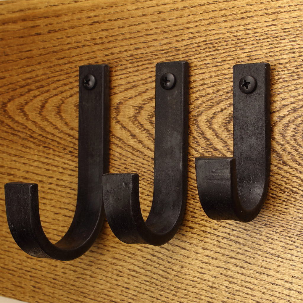 Flat Curved Hook - 3/4" Wide - Individual