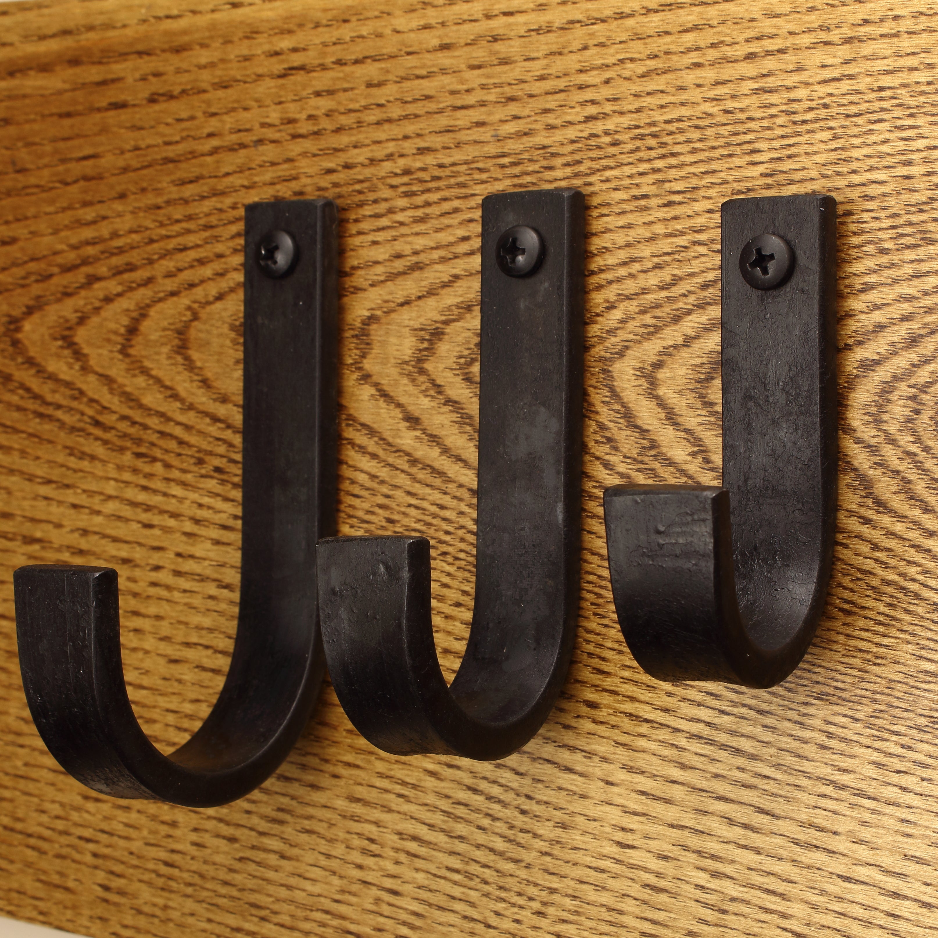 Flat Curved Hook - 3/4" Wide - Individual