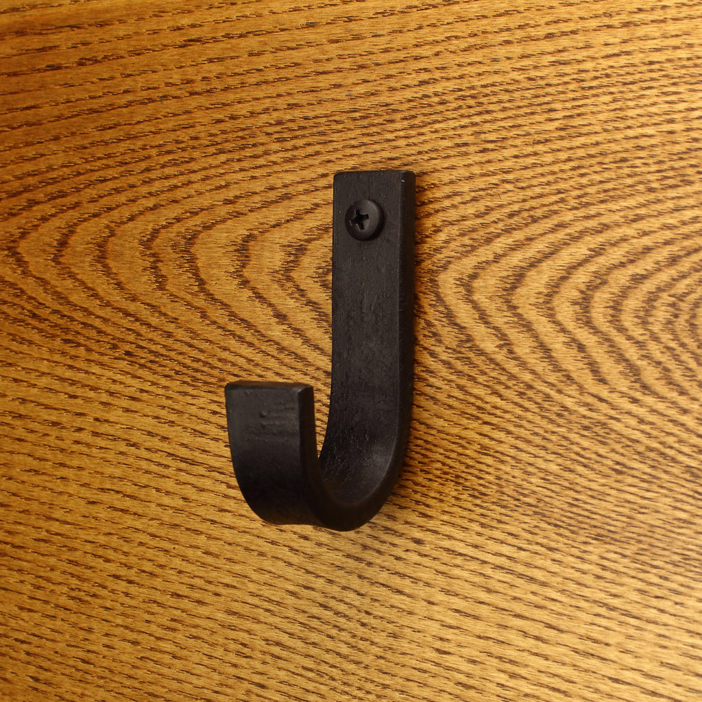 Flat Curved Hook - 3/4" Wide - Individual