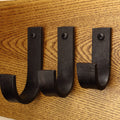 Flat Curved Hook - 1" Wide - Individual