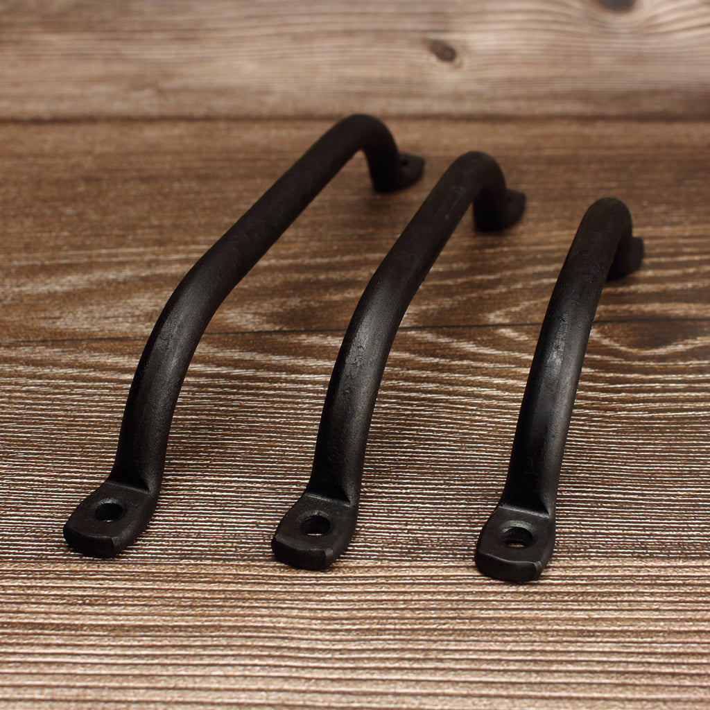 Round Arch Cabinet Pull - Blackened - Individual