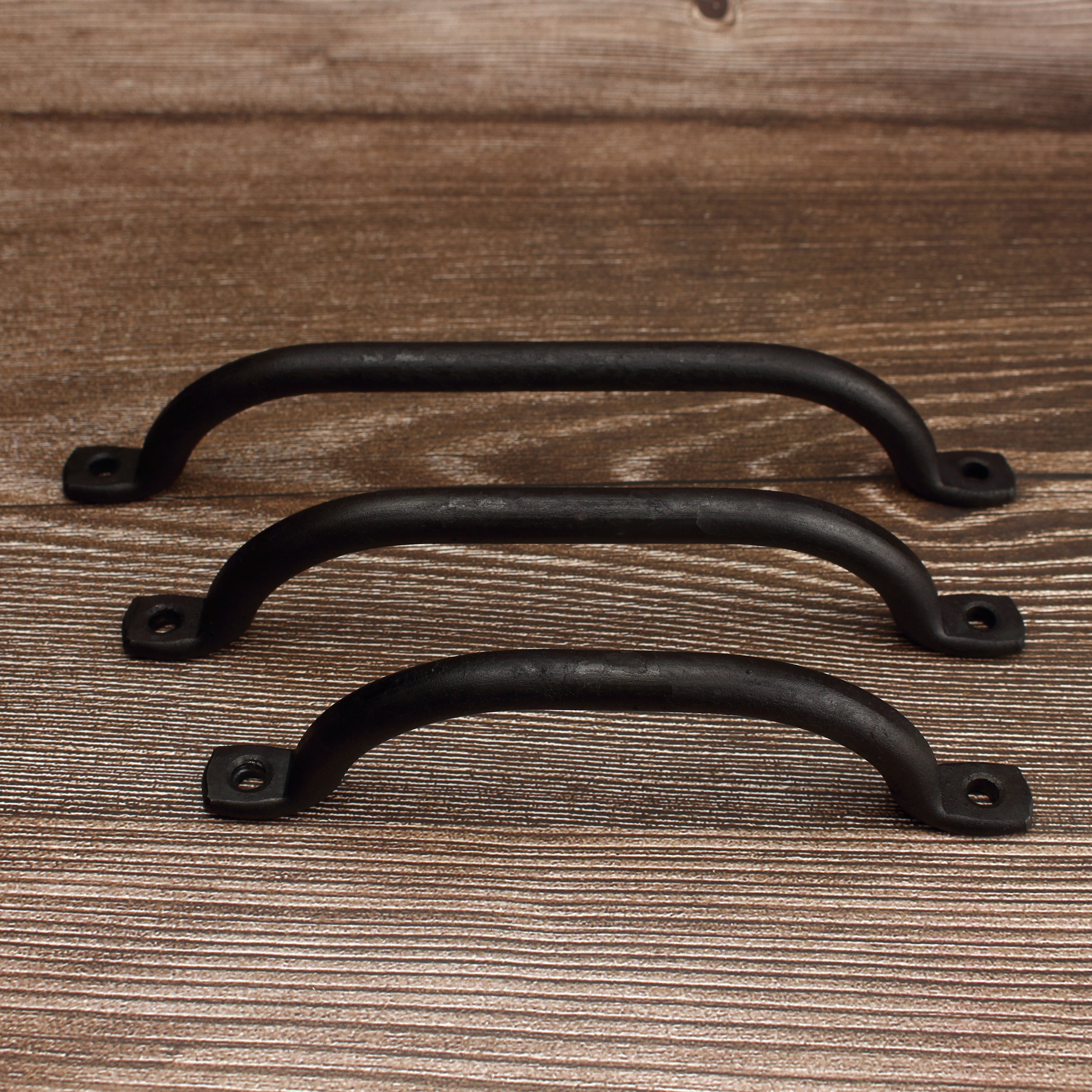 Round Arch Cabinet Pull - Blackened - Individual
