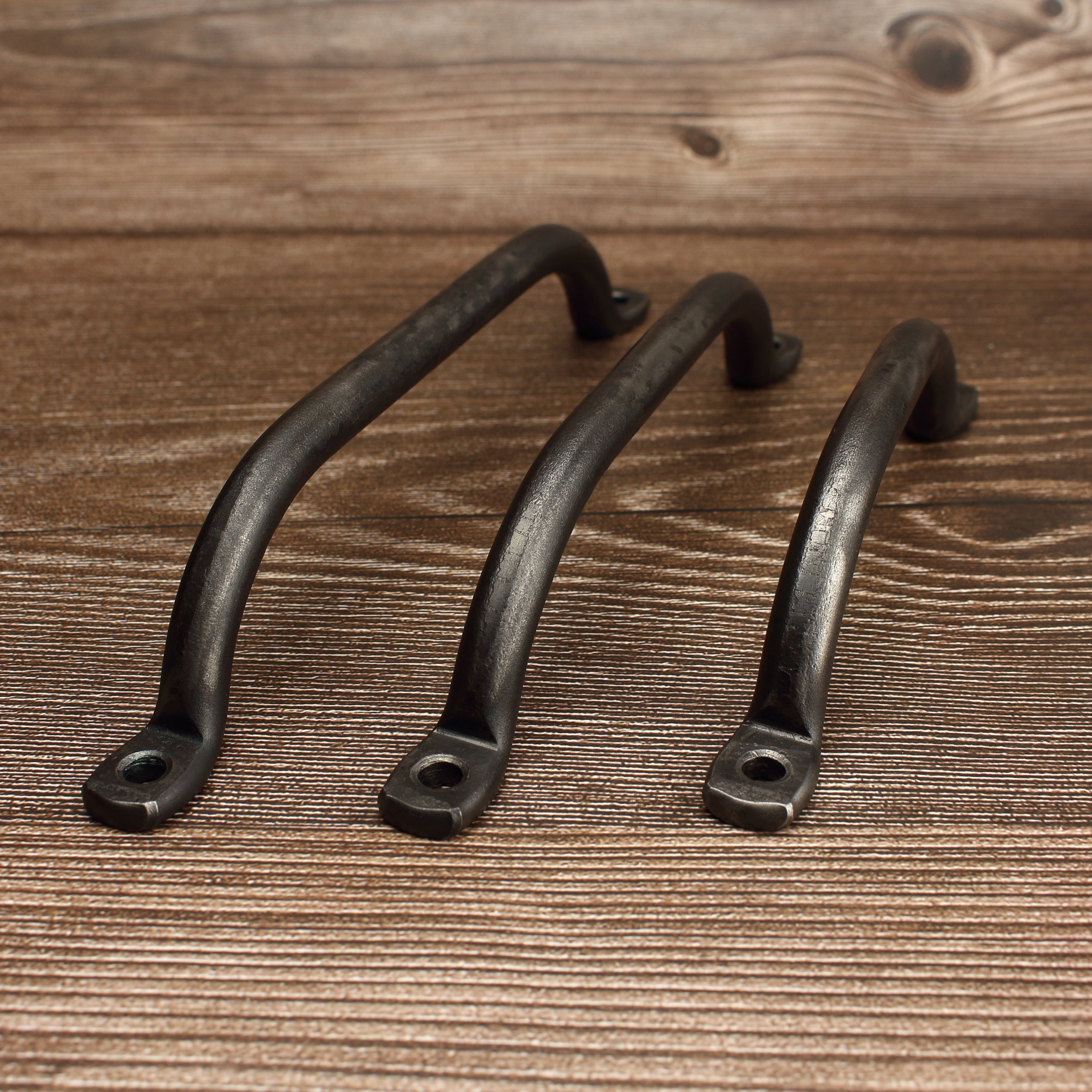 Round Arch Cabinet Pull - Brushed - Individual
