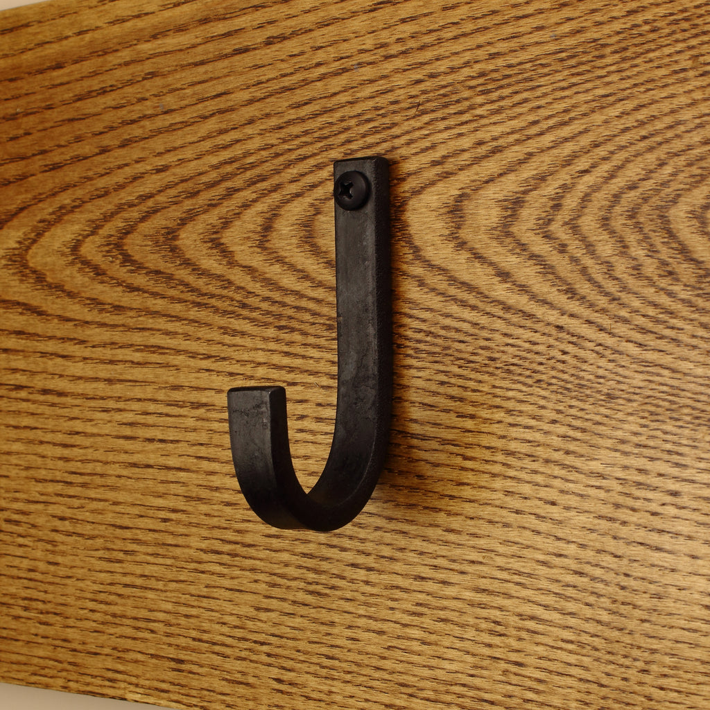 Flat Curved Hook - 1/2" Wide - Individual