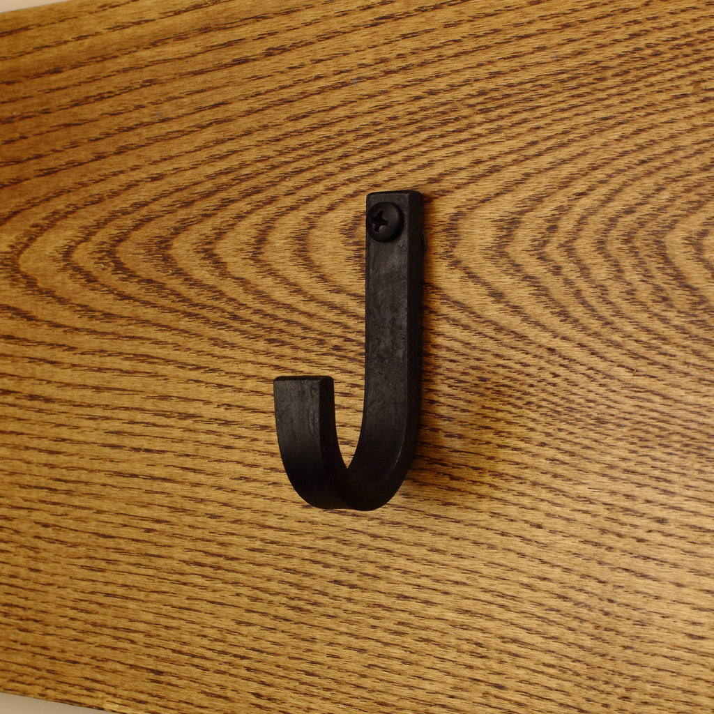 Flat Curved Hook - 1/2" Wide - Individual