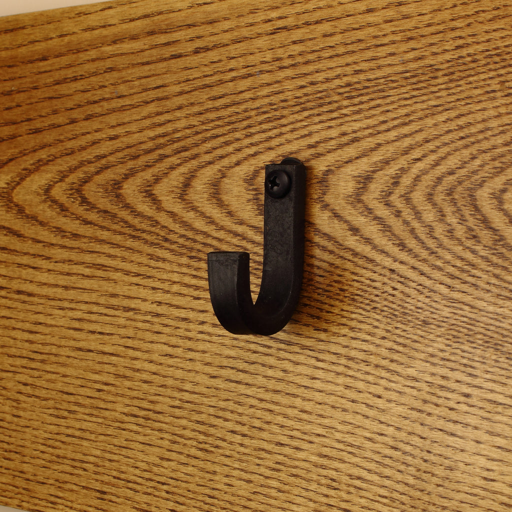 Flat Curved Hook - 1/2" Wide - Individual