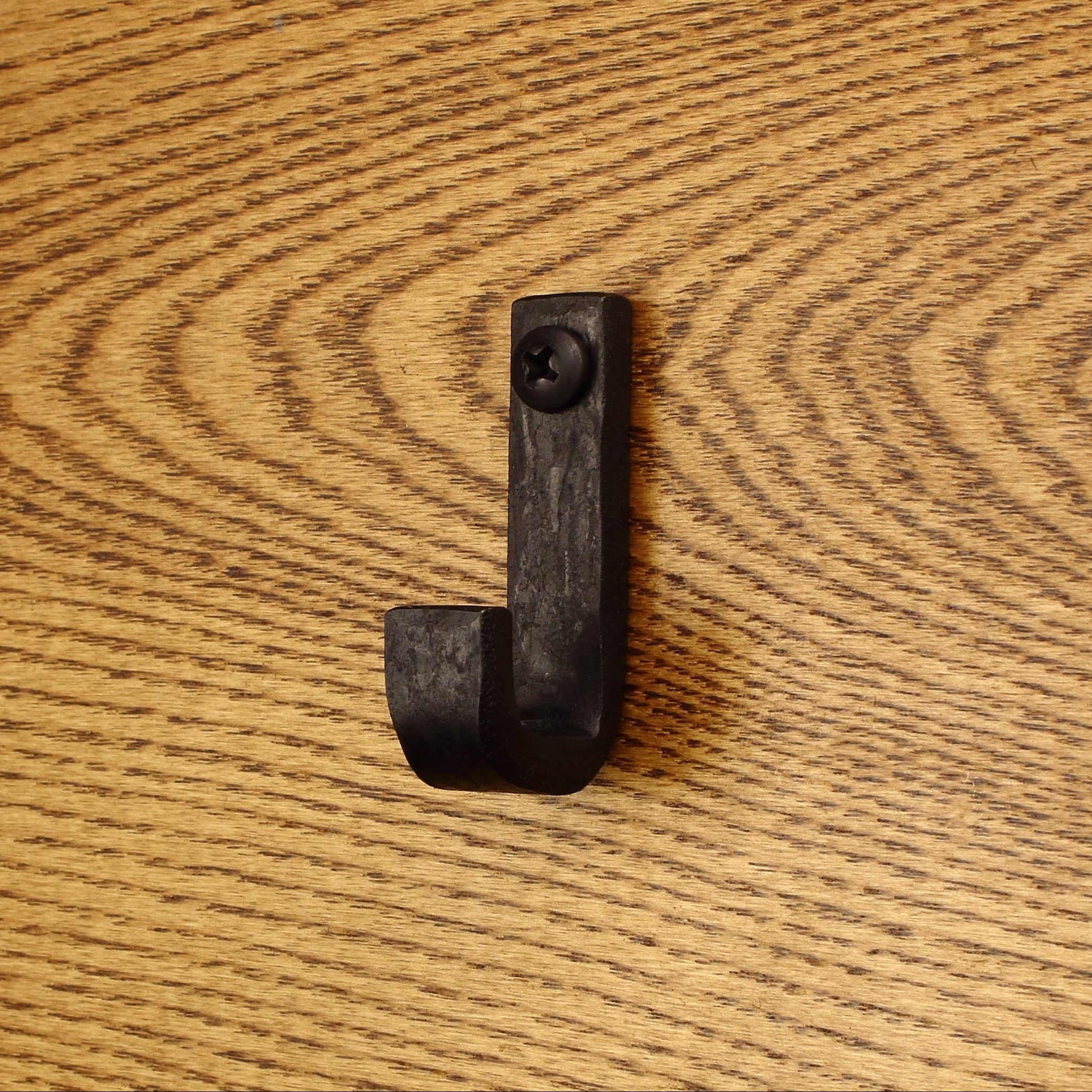 Hammered Flat Bent Hook - 1/2" Wide - Individual