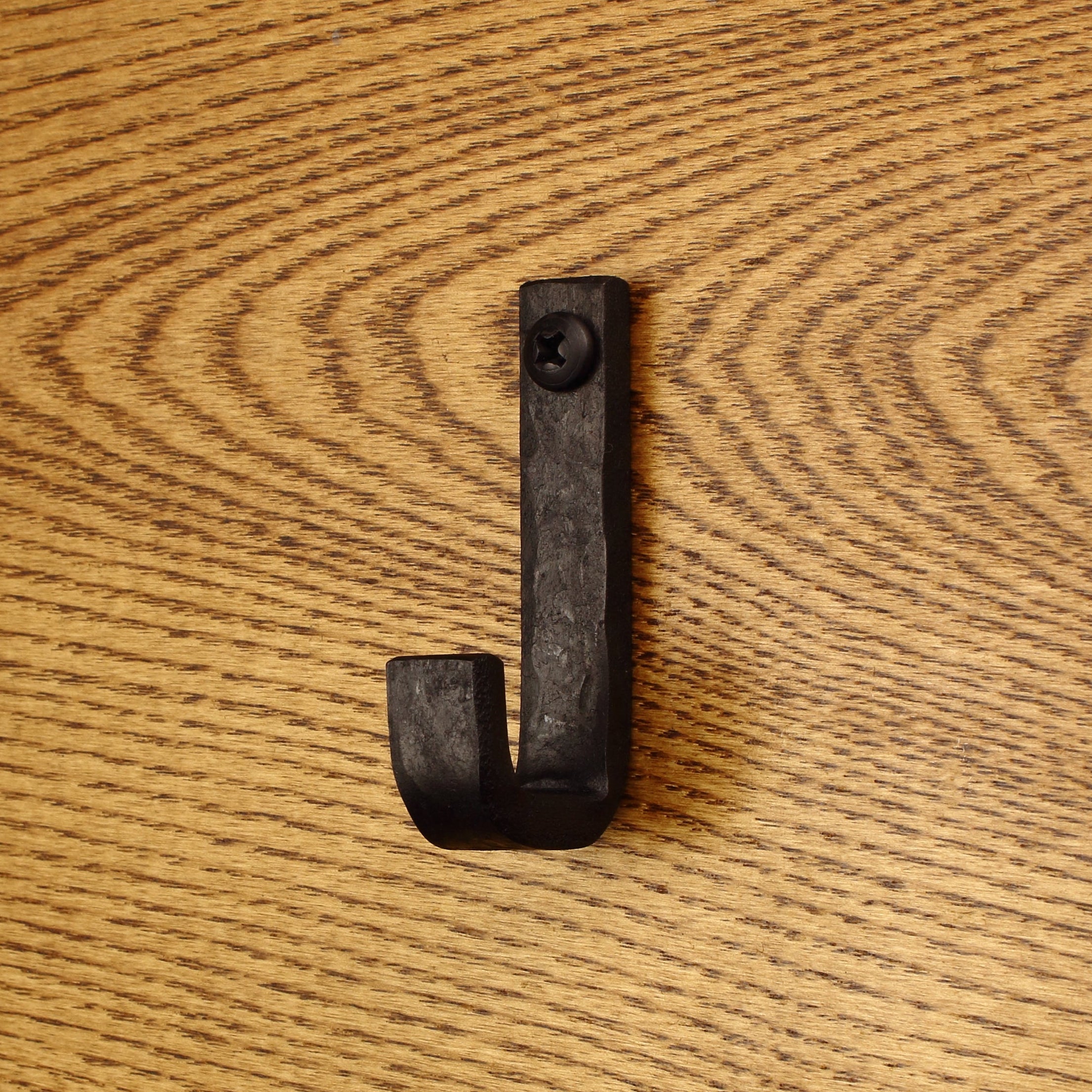 Hammered Flat Bent Hook - 1/2" Wide - Individual