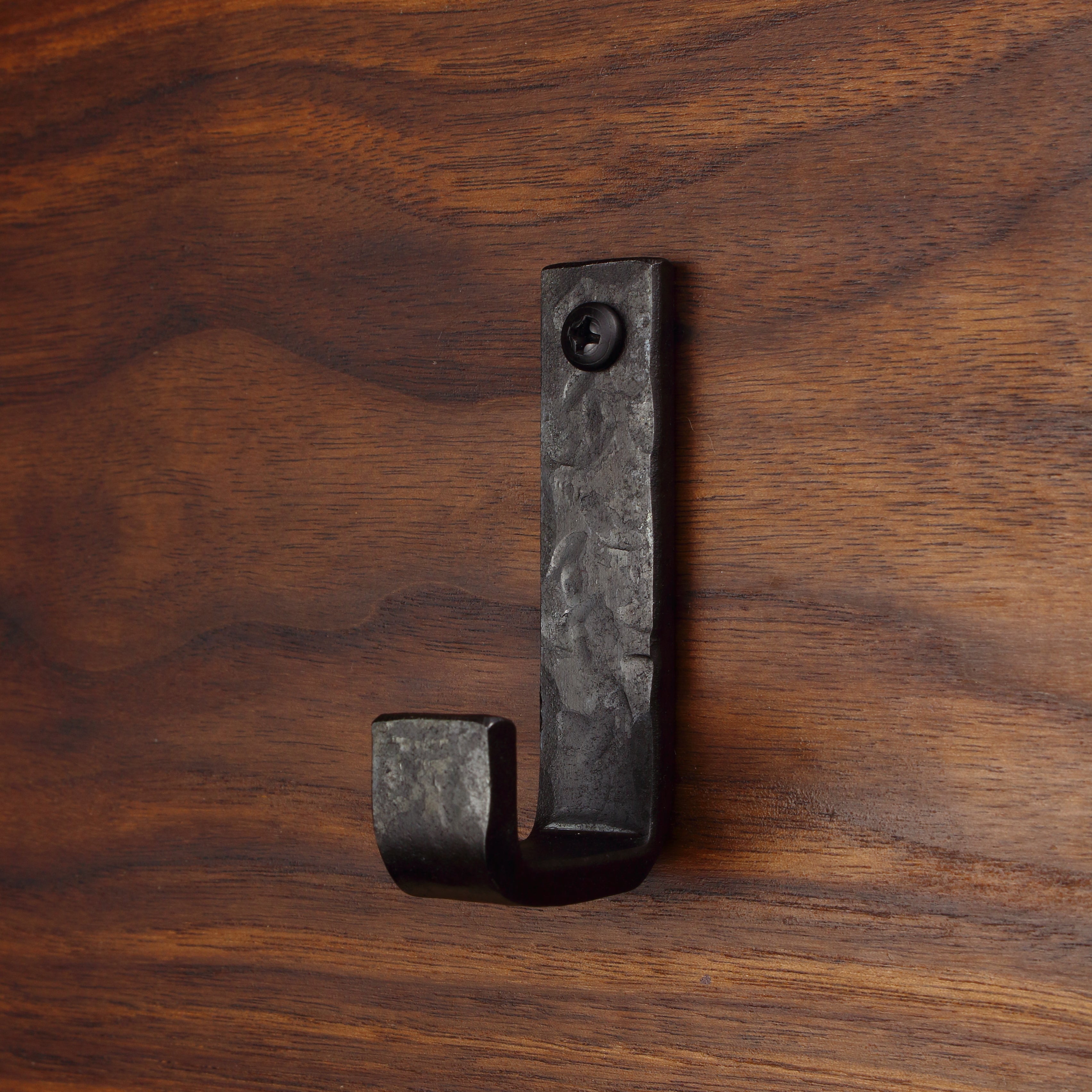 Hammered Flat Bent Hook - 3/4" Wide - Individual