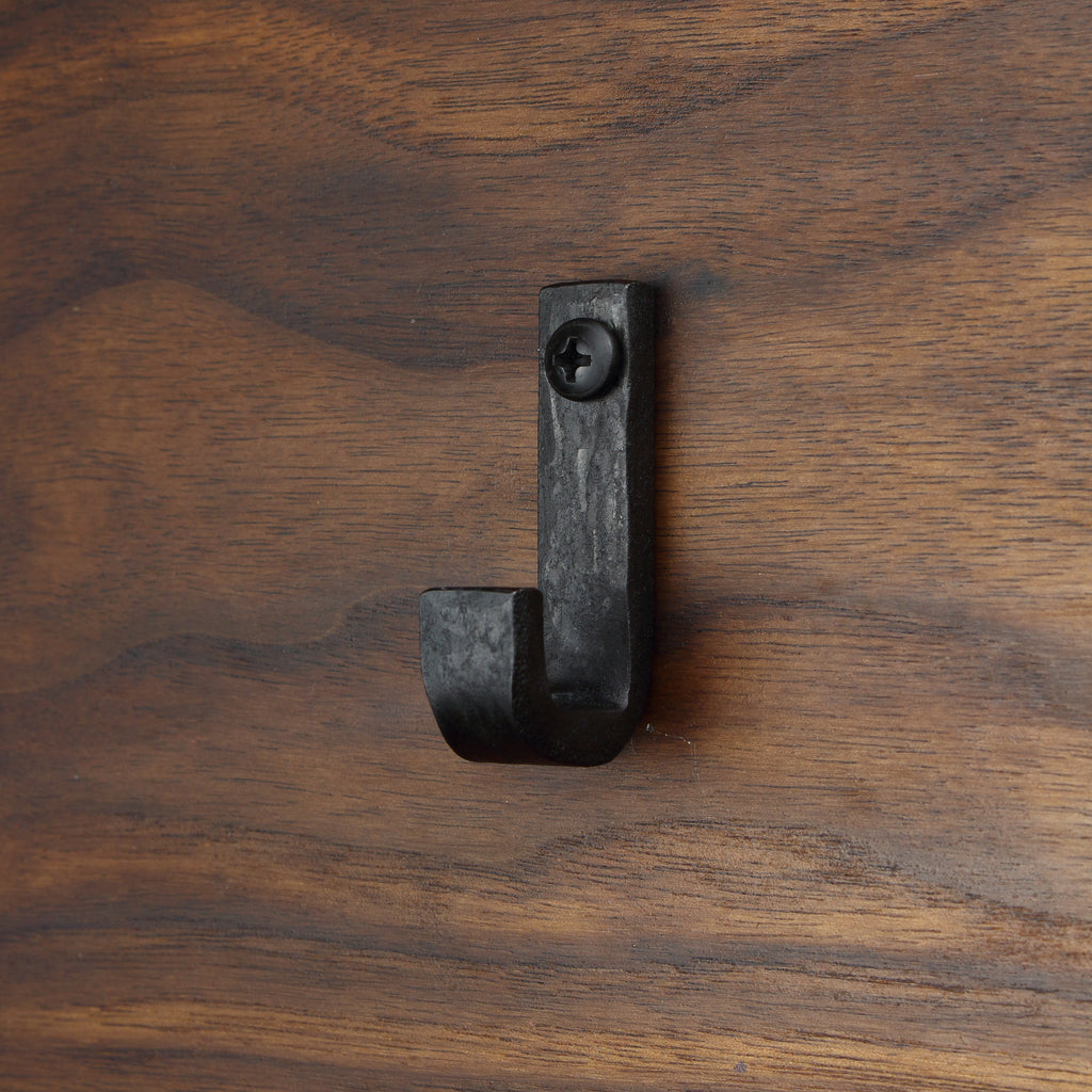 Hammered Flat Bent Hook - 1/2" Wide - Individual