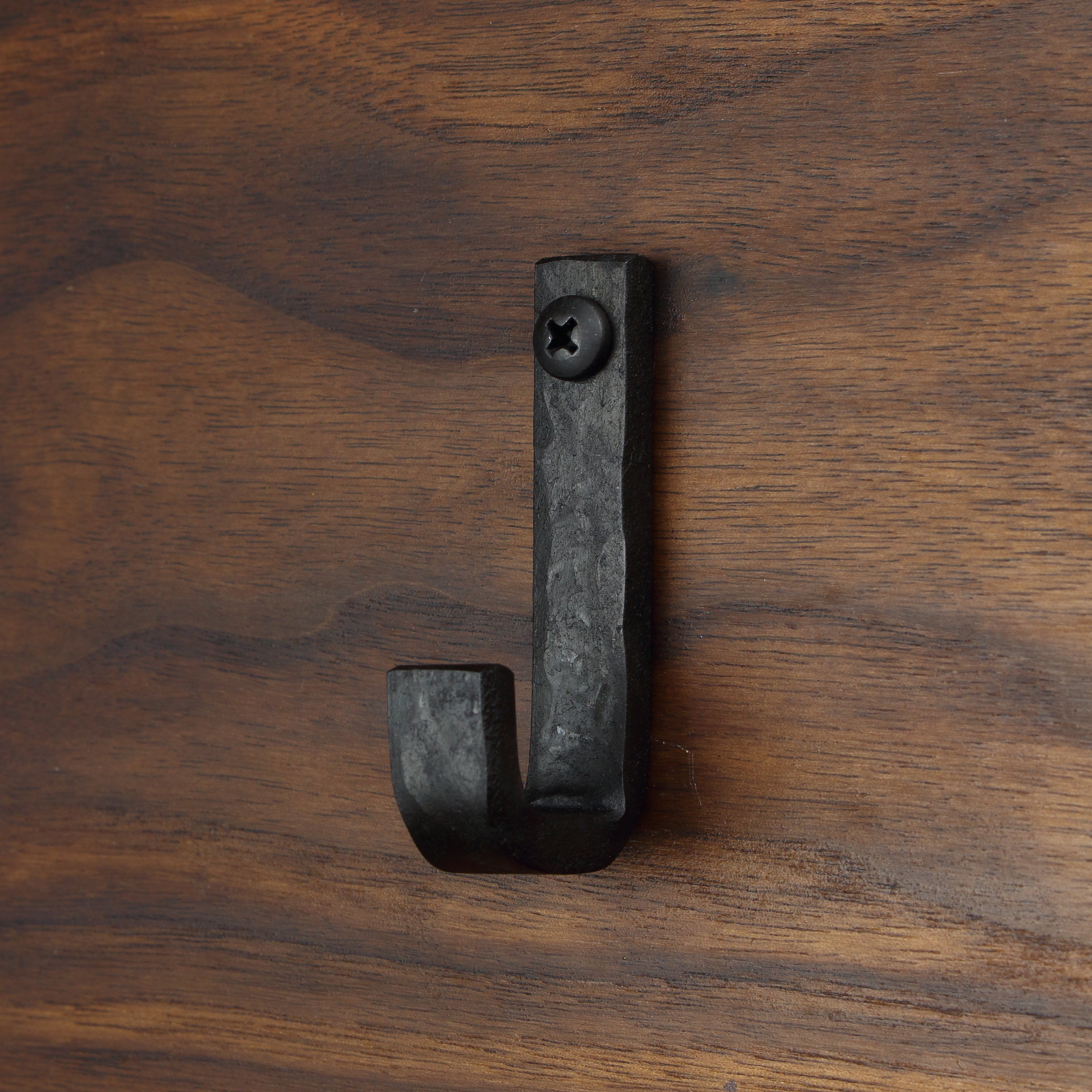 Hammered Flat Bent Hook - 1/2" Wide - Individual