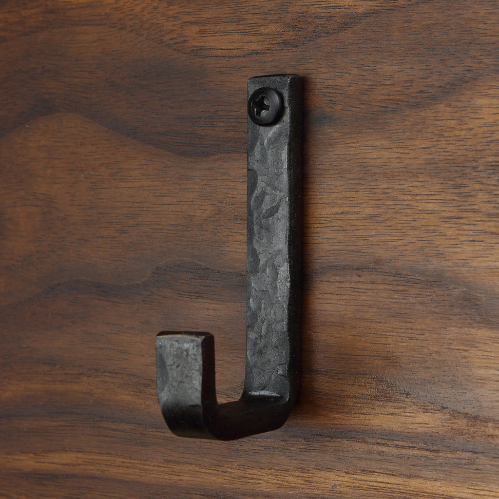 Hammered Flat Bent Hook - 1/2" Wide - Individual