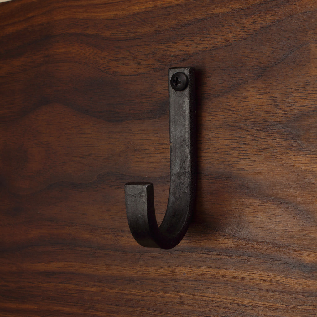 Flat Curved Hook - 1/2" Wide - Individual