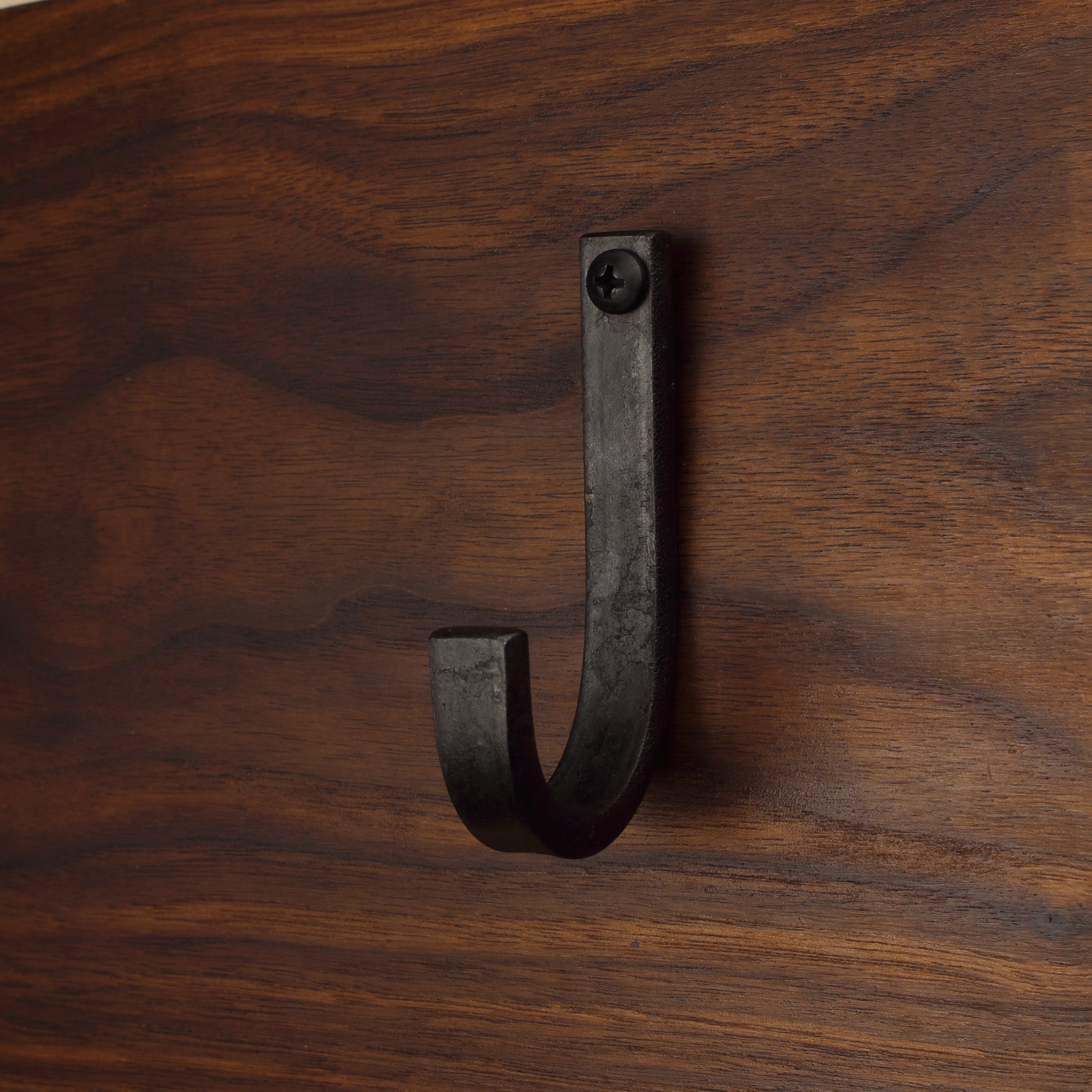 Flat Curved Hook - 1/2" Wide - Individual