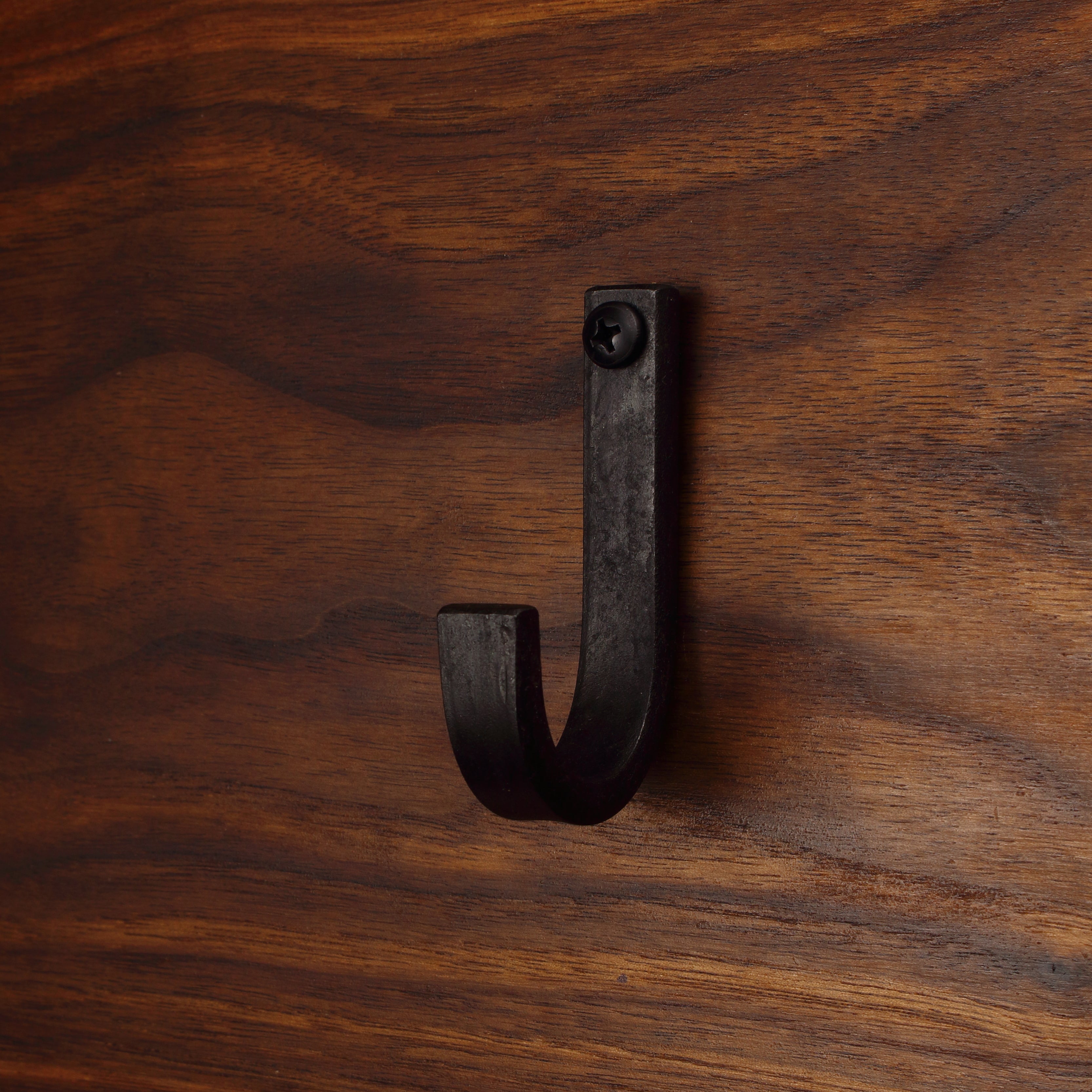 Flat Curved Hook - 1/2" Wide - Individual