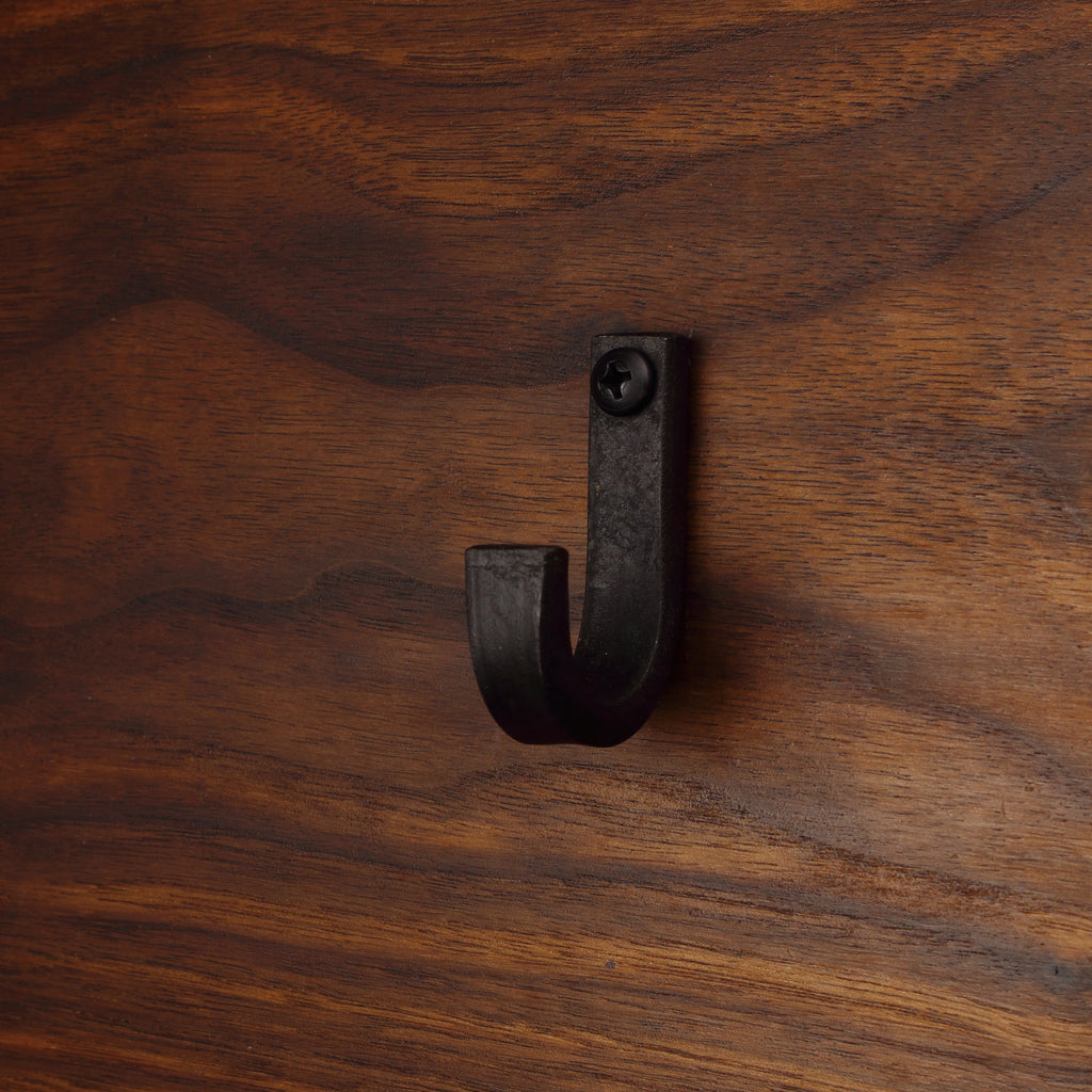 Flat Curved Hook - 1/2" Wide - Individual