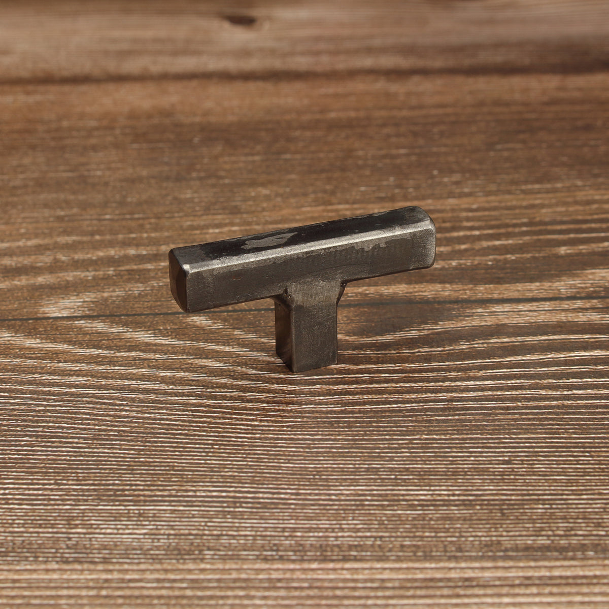 Square Tee Knob - Brushed - Individual