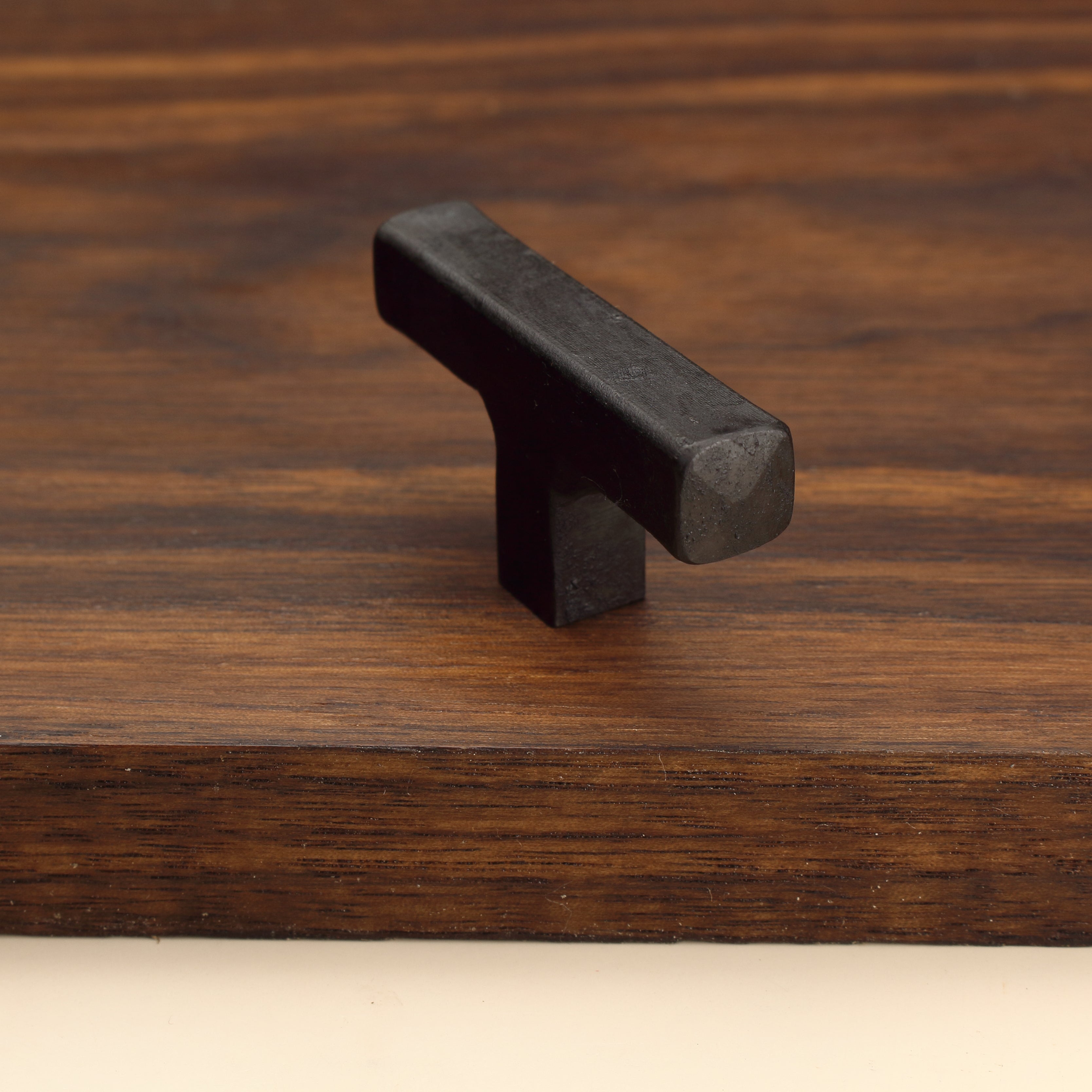 Square Tee Knob - Blackened - Individual