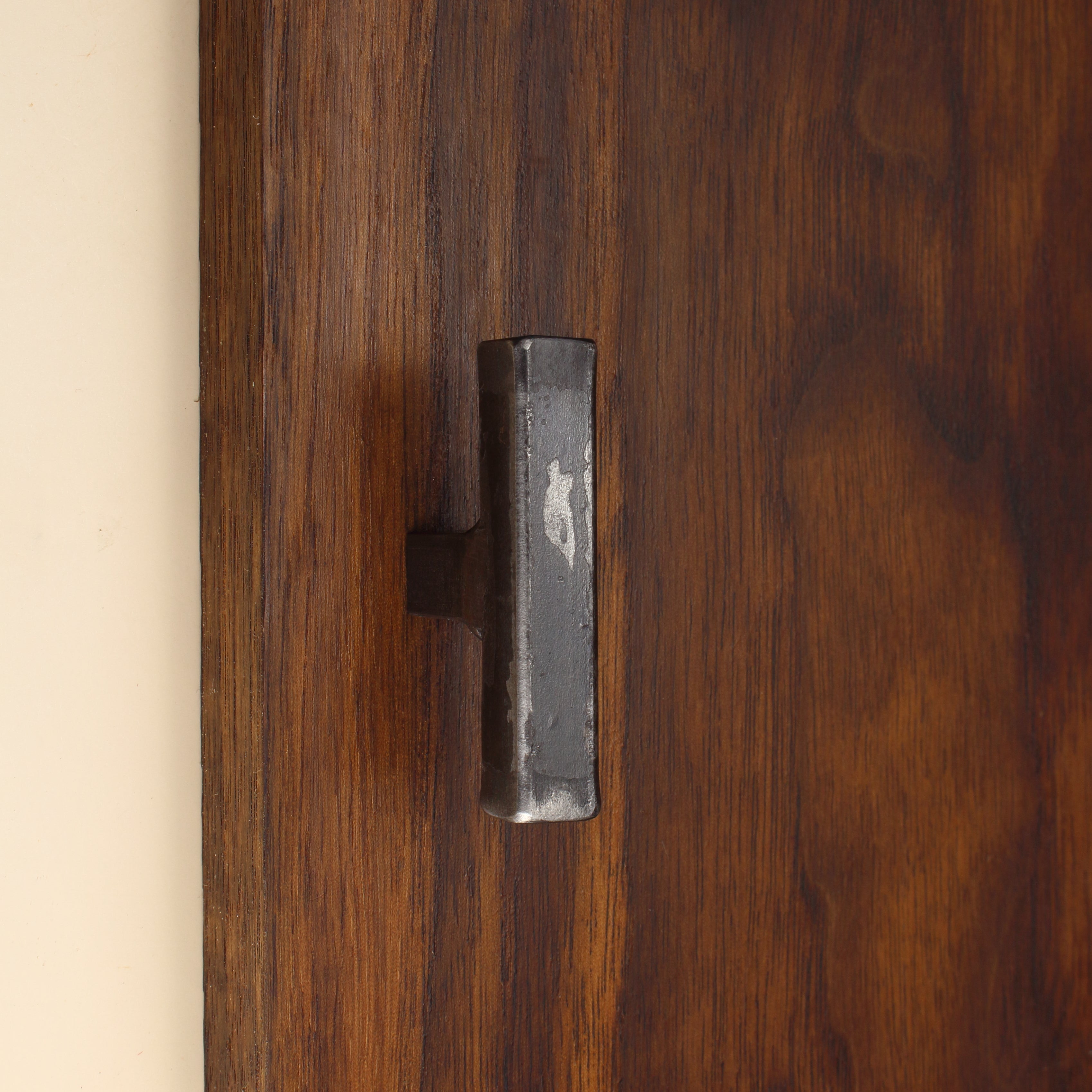 Square Tee Knob - Brushed - Individual