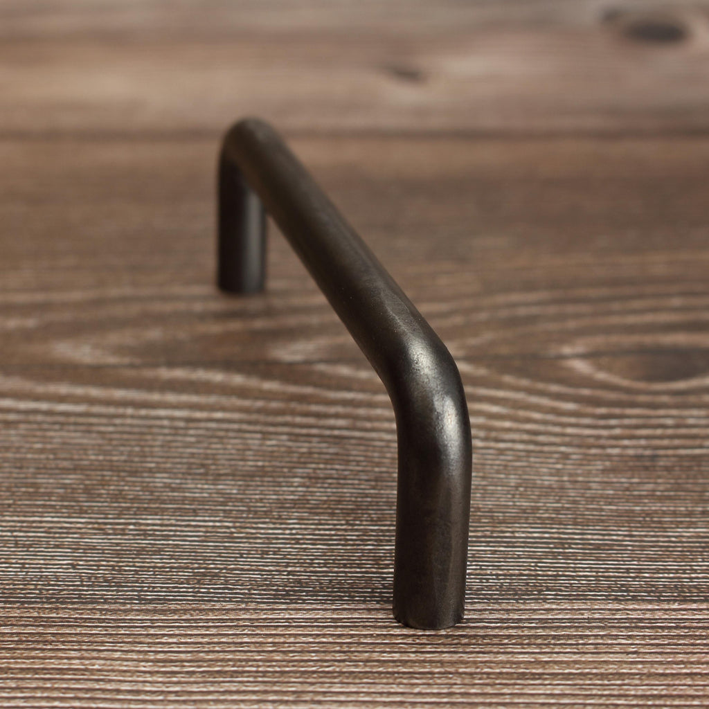 Round Threaded Cabinet Pull - Brushed - Individual