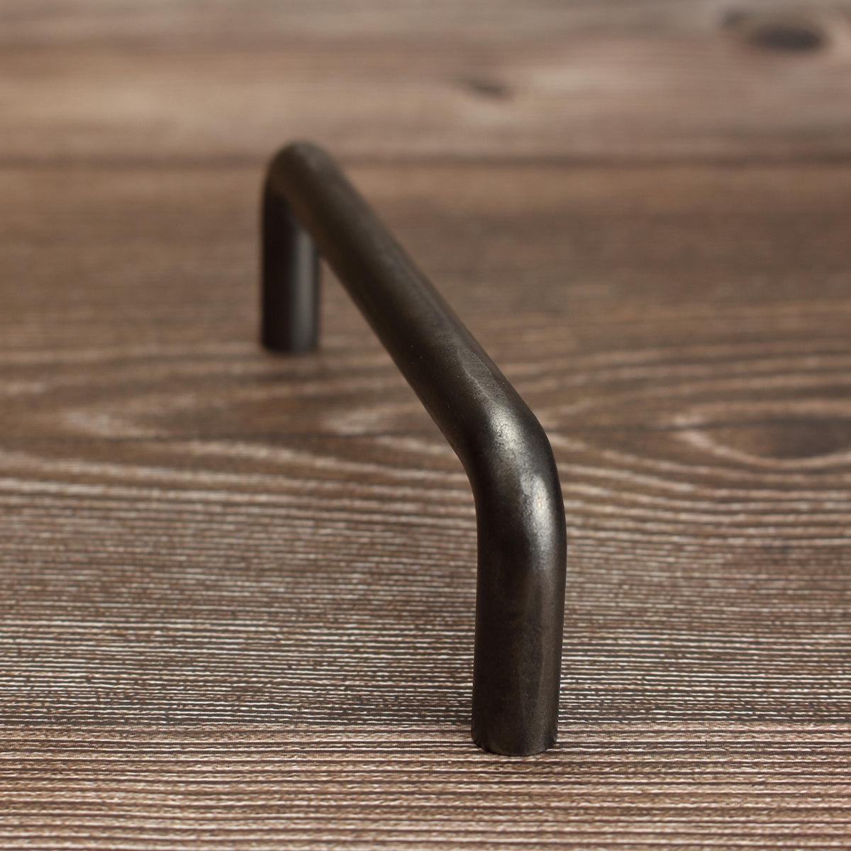 Round Threaded Cabinet Pull - Brushed - Individual