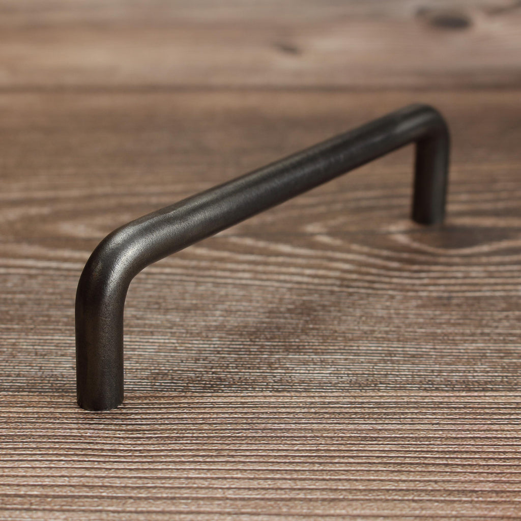 Round Threaded Cabinet Pull - Brushed - Individual