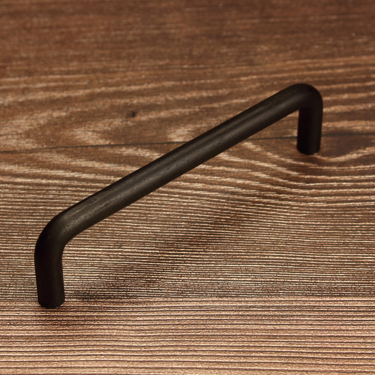 Round Threaded Cabinet Pull - Blackened - Individual
