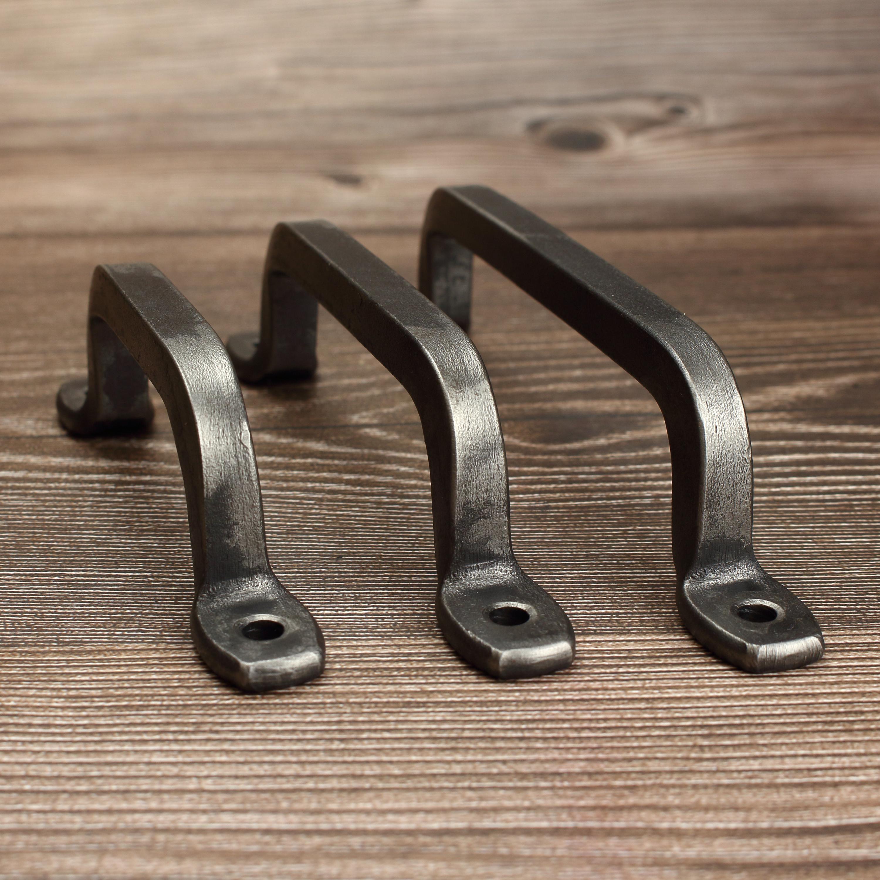 Square Foot Cabinet Pull - Brushed - Individual