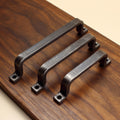 Barn Door Style Handle - 1/2" Wide - Brushed - Individual