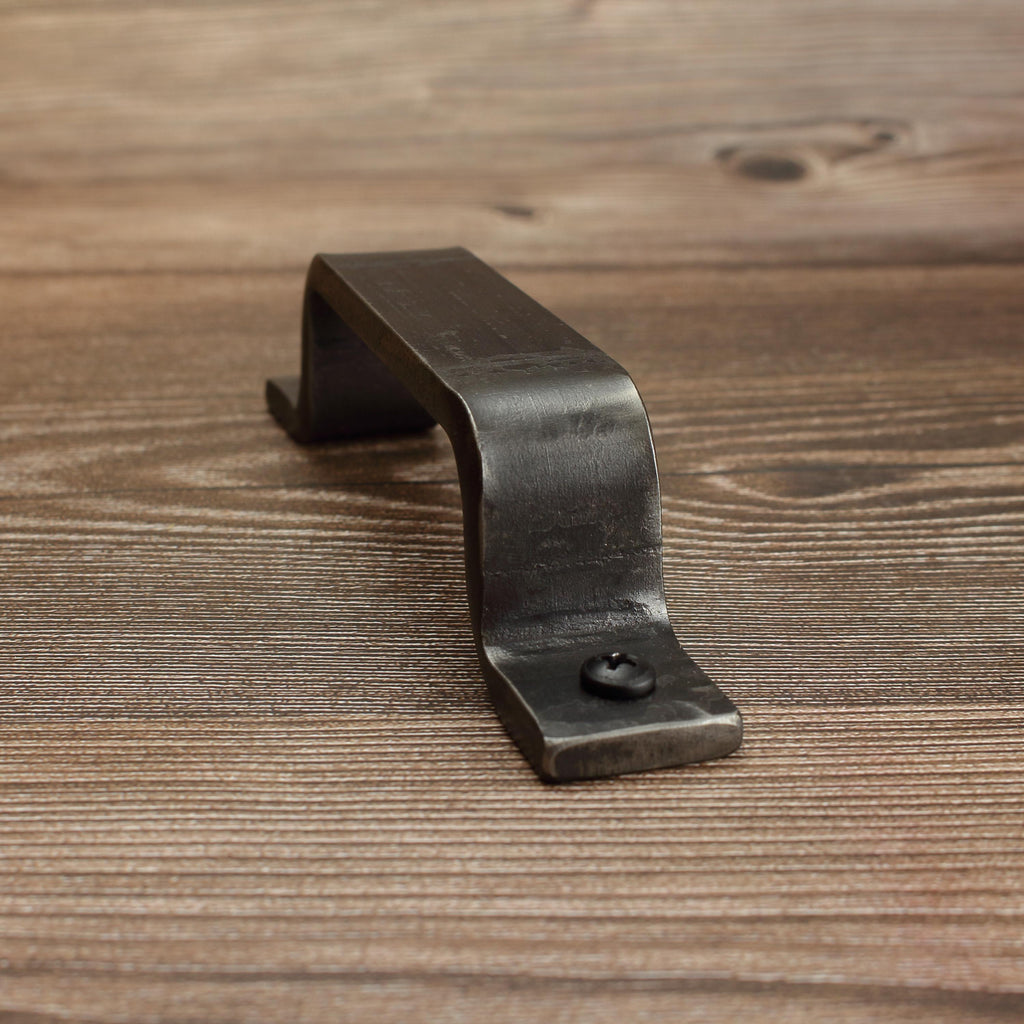 Barn Door Style Cabinet Pull - 1" Wide - Brushed - Individual
