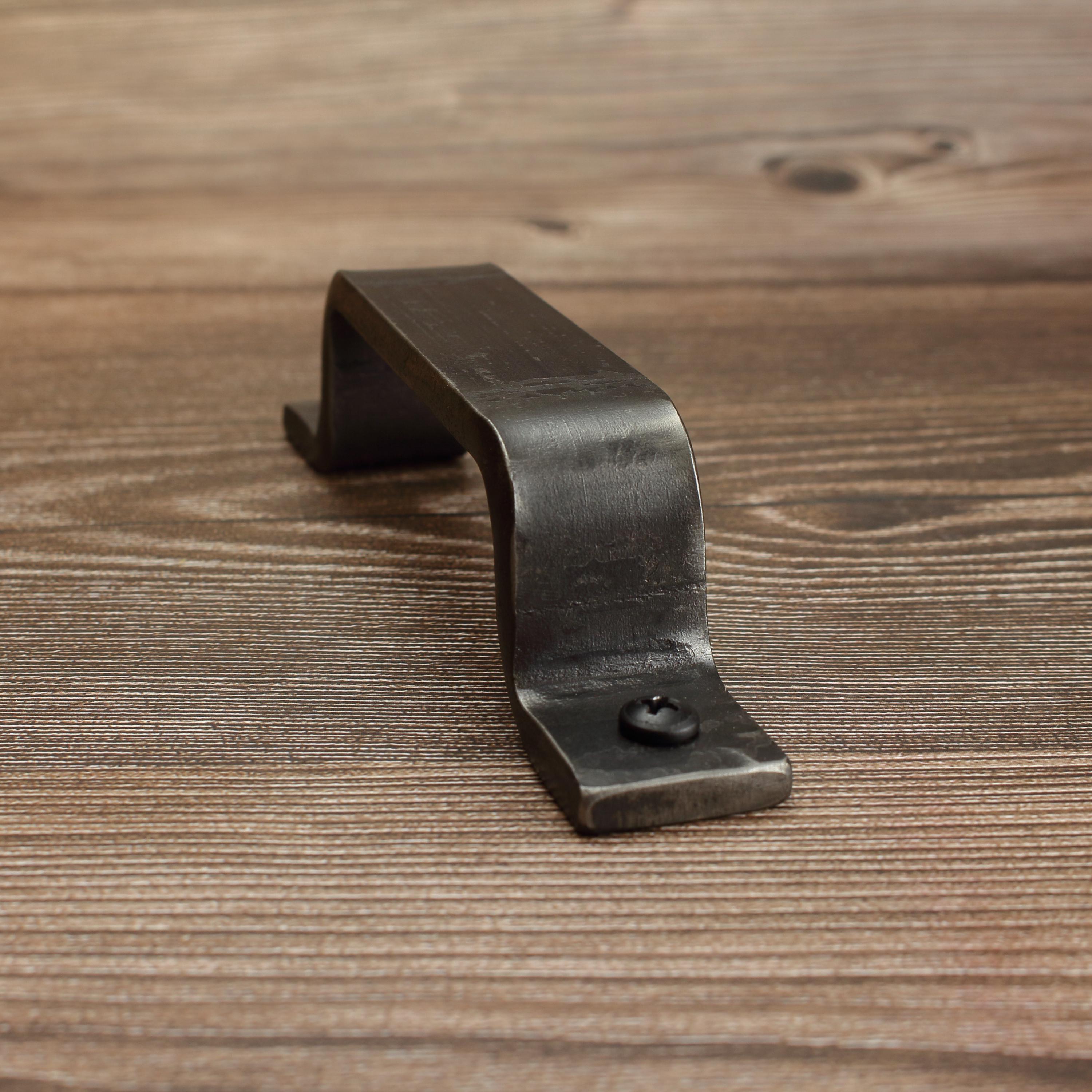 Barn Door Style Cabinet Pull - 1" Wide - Brushed - Individual