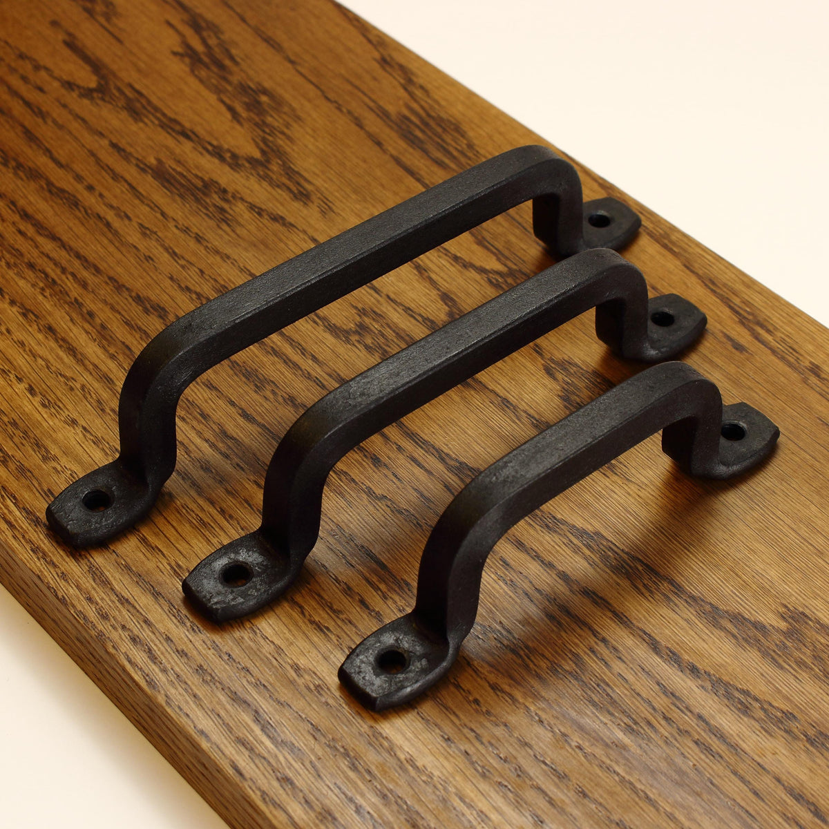 Square Foot Cabinet Pull - Blackened - Individual