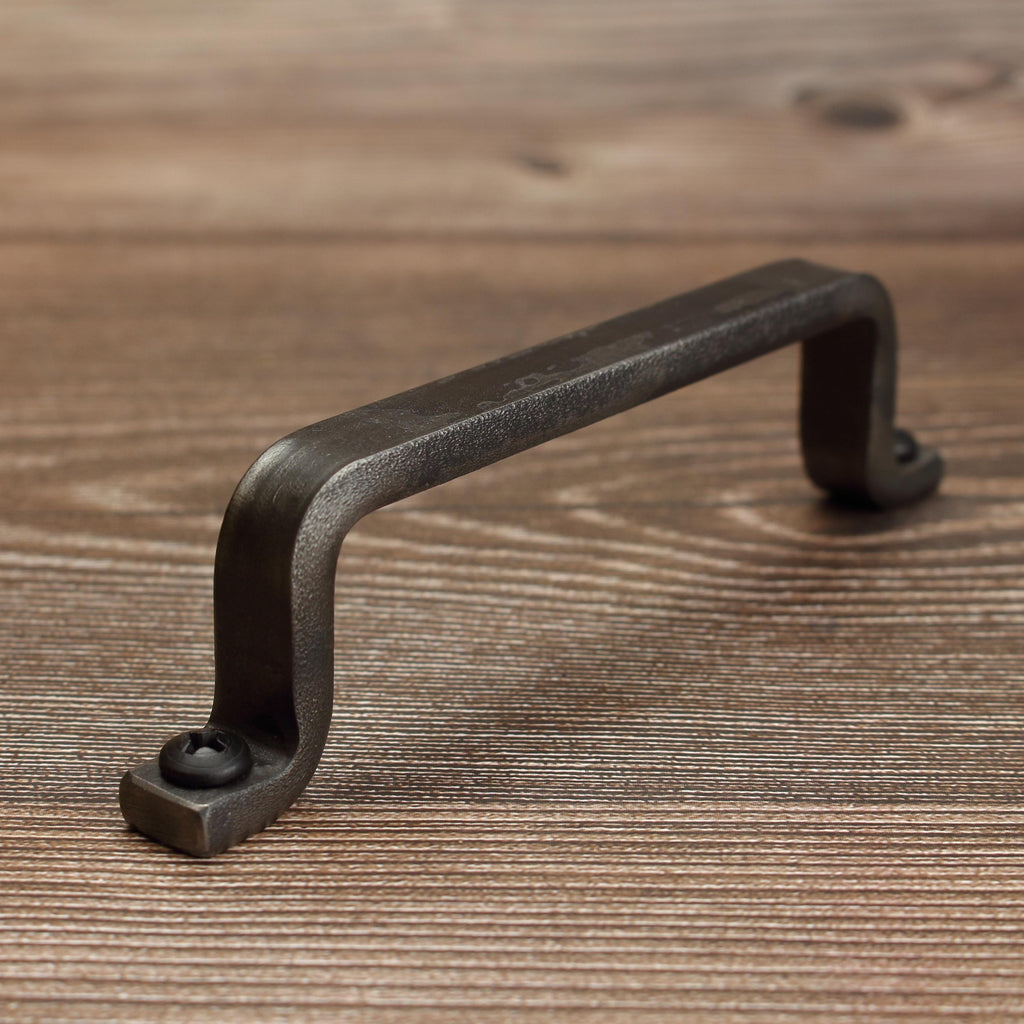 Barn Door Style Handle - 1/2" Wide - Brushed - Individual
