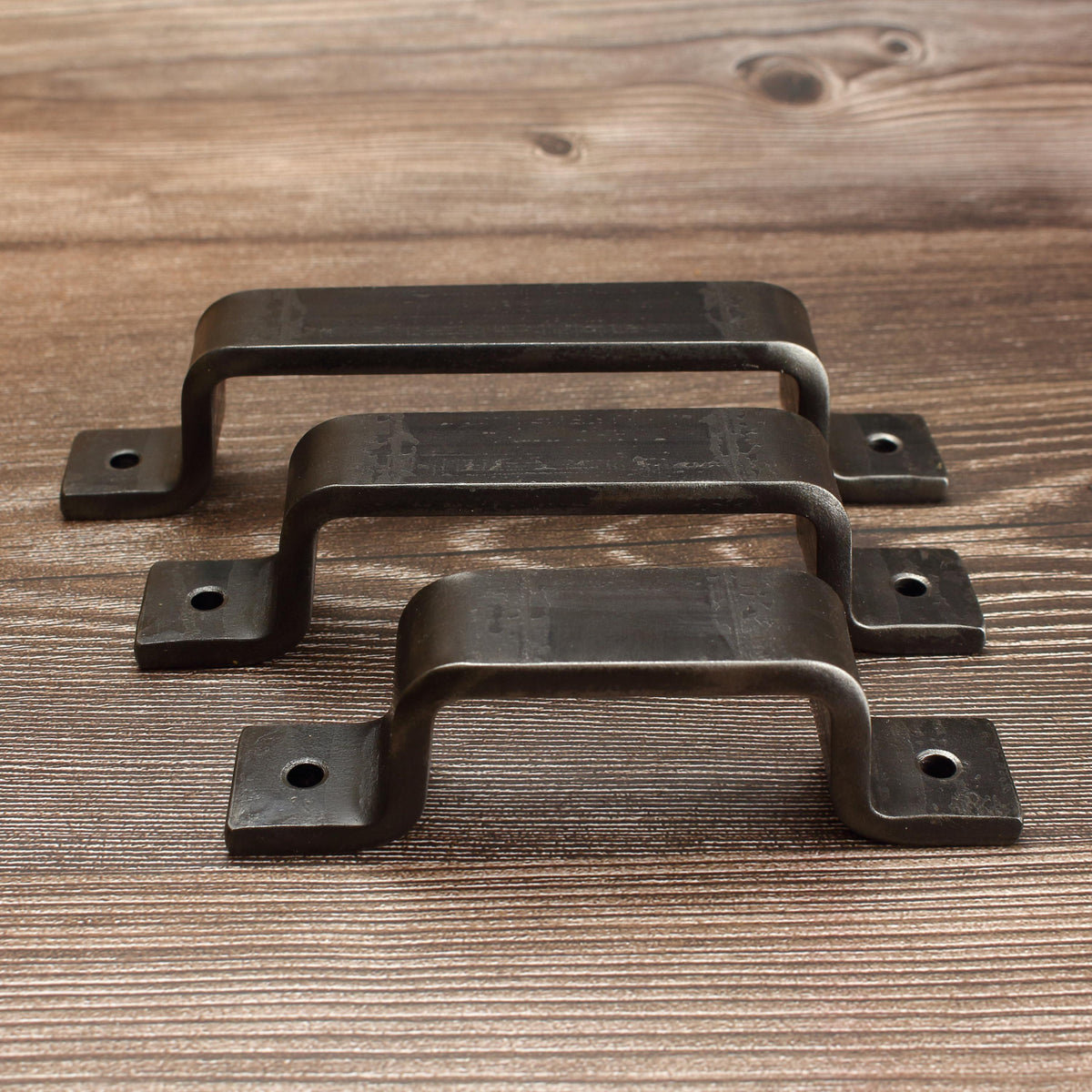 Barn Door Style Cabinet Pull - 1" Wide - Brushed - Individual