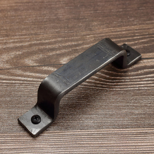 Barn Door Style Cabinet Pull - 1" Wide - Brushed - Individual