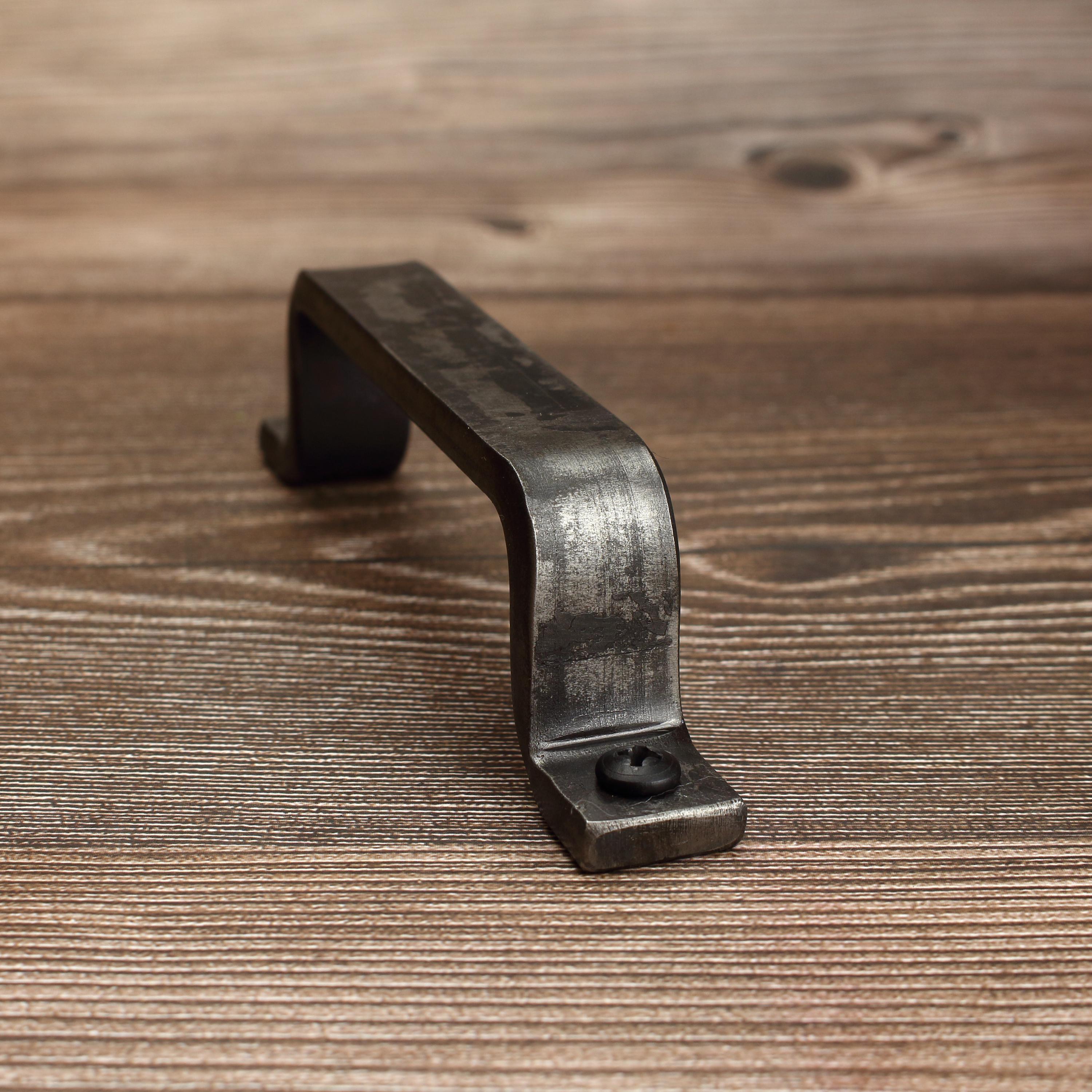 Barn Door Style Handle - 3/4" Wide - Brushed - Individual