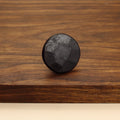 Round Hammered Knob - Blackened - Individual