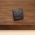 Square Stippled Knob - Blackened - Individual