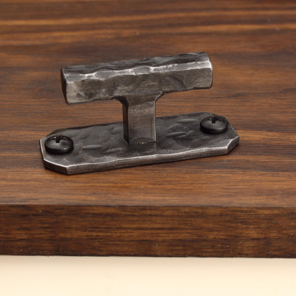 Backplate Tee Knob - Brushed - Individual