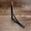 Hammered Arch Bracket - Blackened - Individual