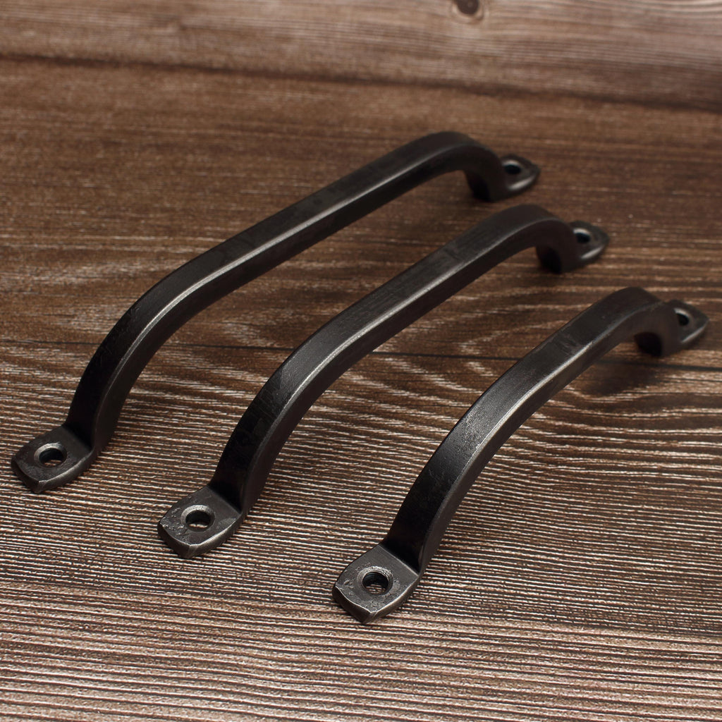 Square Arch Cabinet Pull - Brushed - Individual